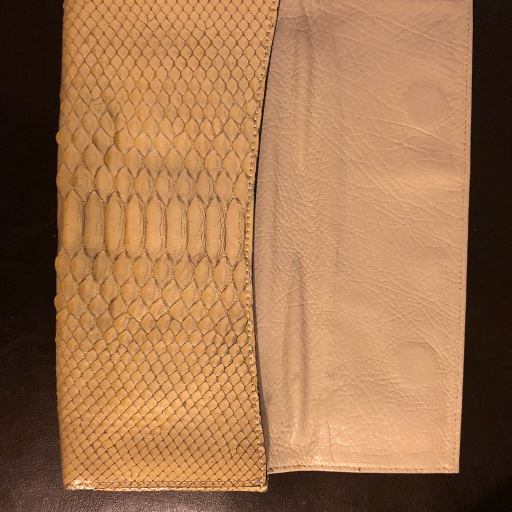 Sigerson Morrison Python Snake Clutch - image 3